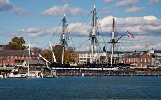 USS Constitution desde Langone Park