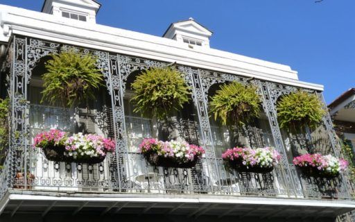 Balcones en el distrito francés