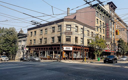 Librería en el centro de Vancouver
