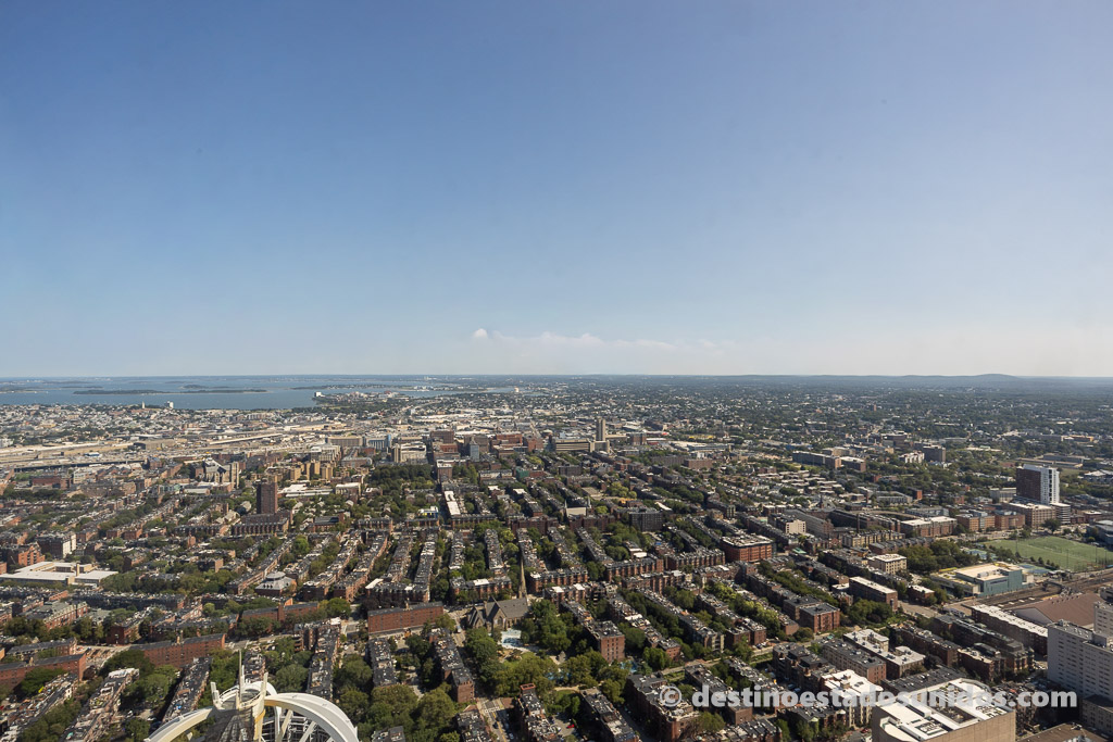 Vista del sur de Boston desde el mirador